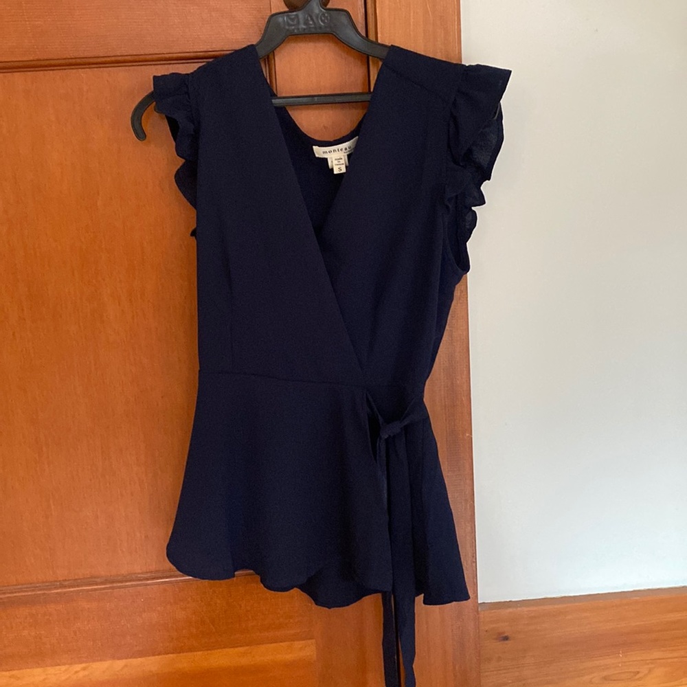 Faux wrap top